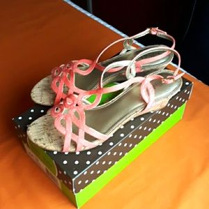 Kelly & Katie Wedge Sandals...New with box. Never worn 2 1/4 in..wedge!